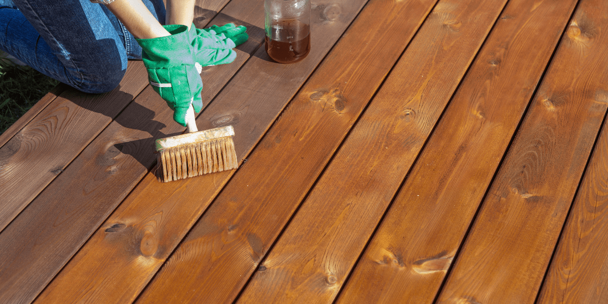 Apply Stain or Sealant Deck Maintenance