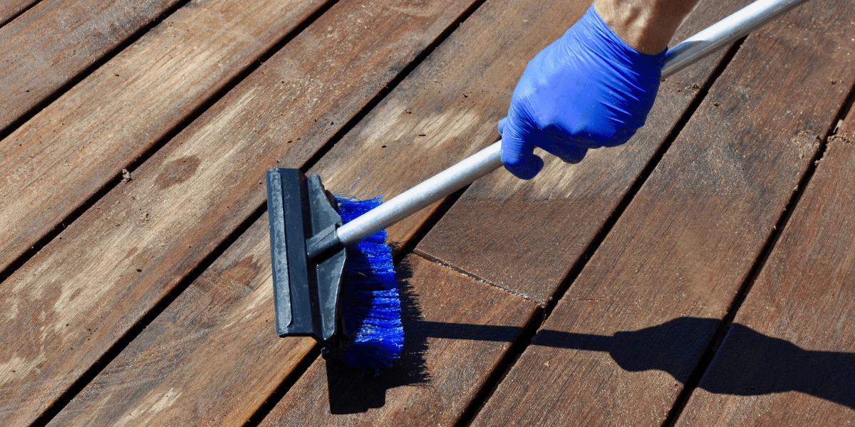 Sweep and Remove Debris Regularly Deck maintaining in summer SC